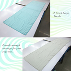 WonderVibes Yoga Towel 2x1 Pack