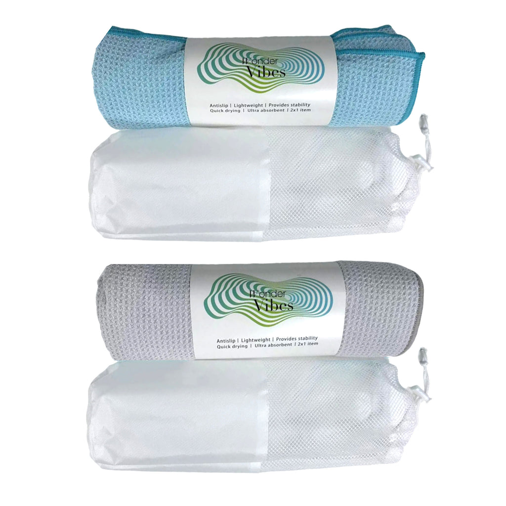 WonderVibes Yoga Towel 2x1 Pack